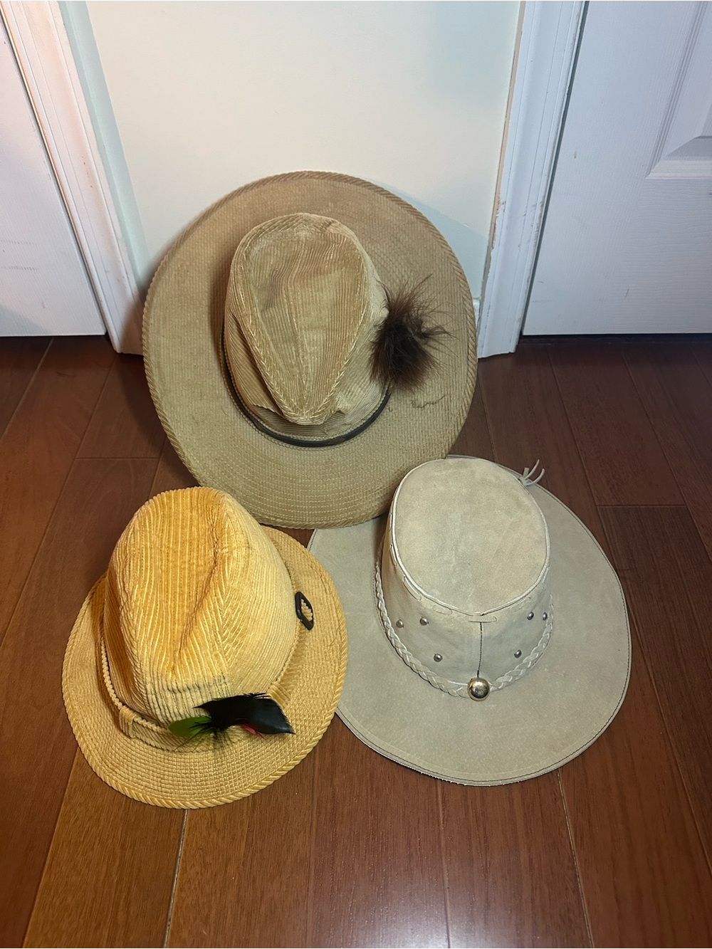 Vintage Resistol Fedora and Cowboy Hat Lot